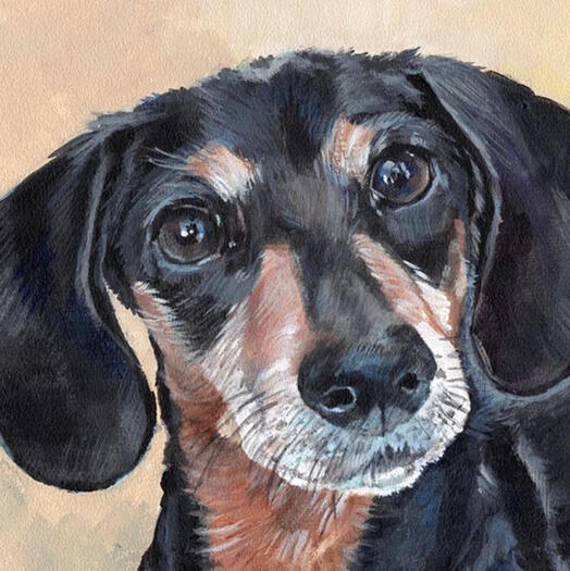 “TULIP” 8”x10” ACRYLIC ON GESSOED BOARD (COMMISSION)