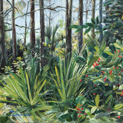 &quot;Tranquility&quot;, acrylics, 12&quot;x12&quot; - SOLD!