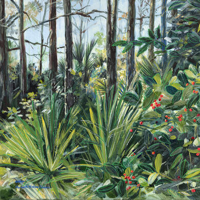 "Tranquility", acrylics, 12"x12" - SOLD! "Tranquility", acrylics, 12"x12" - SOLD!