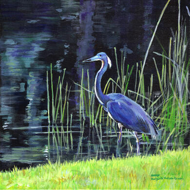"Blue Heron Neighbor"